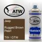 Preview: Jeep, Rugged Brown Pearl, TW / GTW: 400ml Sprühdose, von ATW Autoteile West.